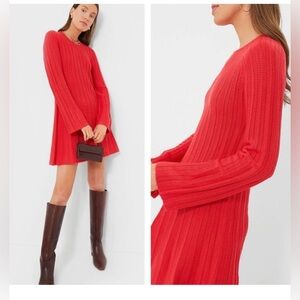 Tuckernuck Pomander Place Red Knit Dress